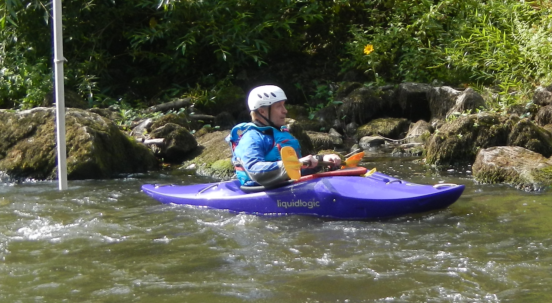 Mark Steel coaching at Matlock, Derbyshire